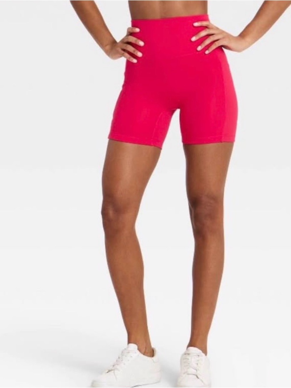 all in motion Hot Pink High-Rise Bike Shorts